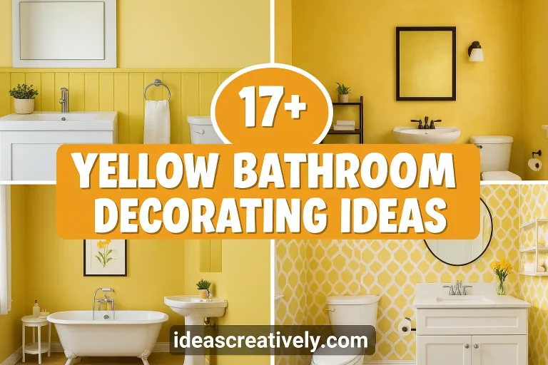 Yellow Bathroom Decorating Ideas