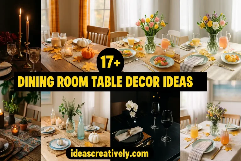 Dining Room Table Decor Ideas