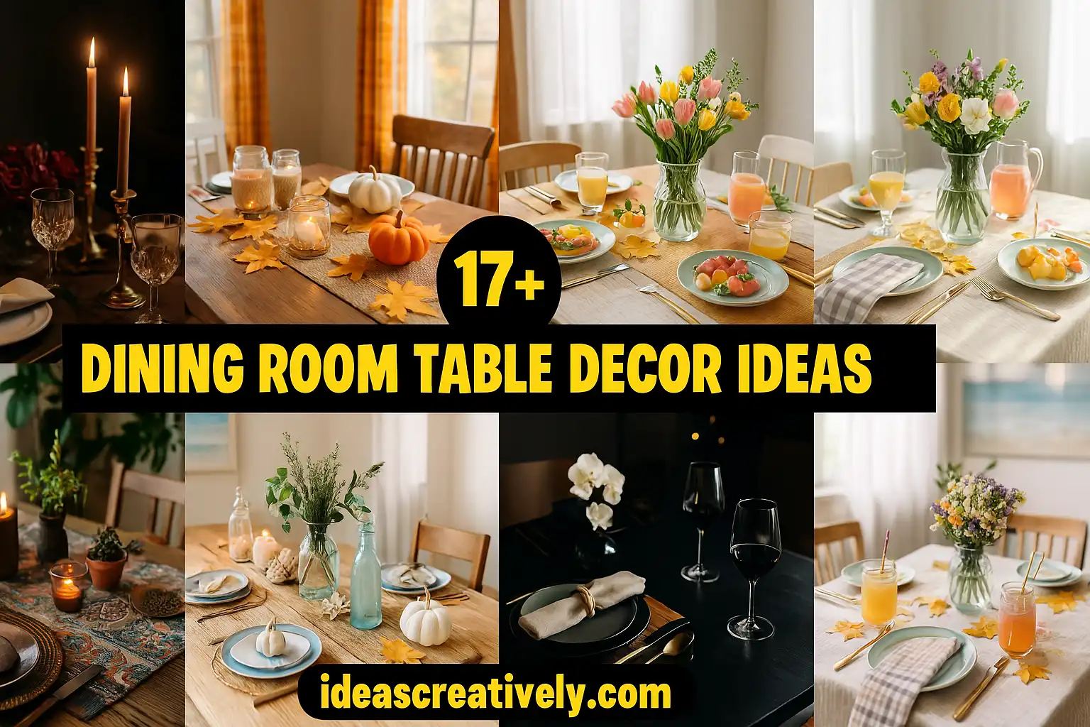 Dining Room Table Decor Ideas